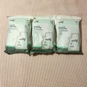 Motif Breastmilk Storage Bags - Green